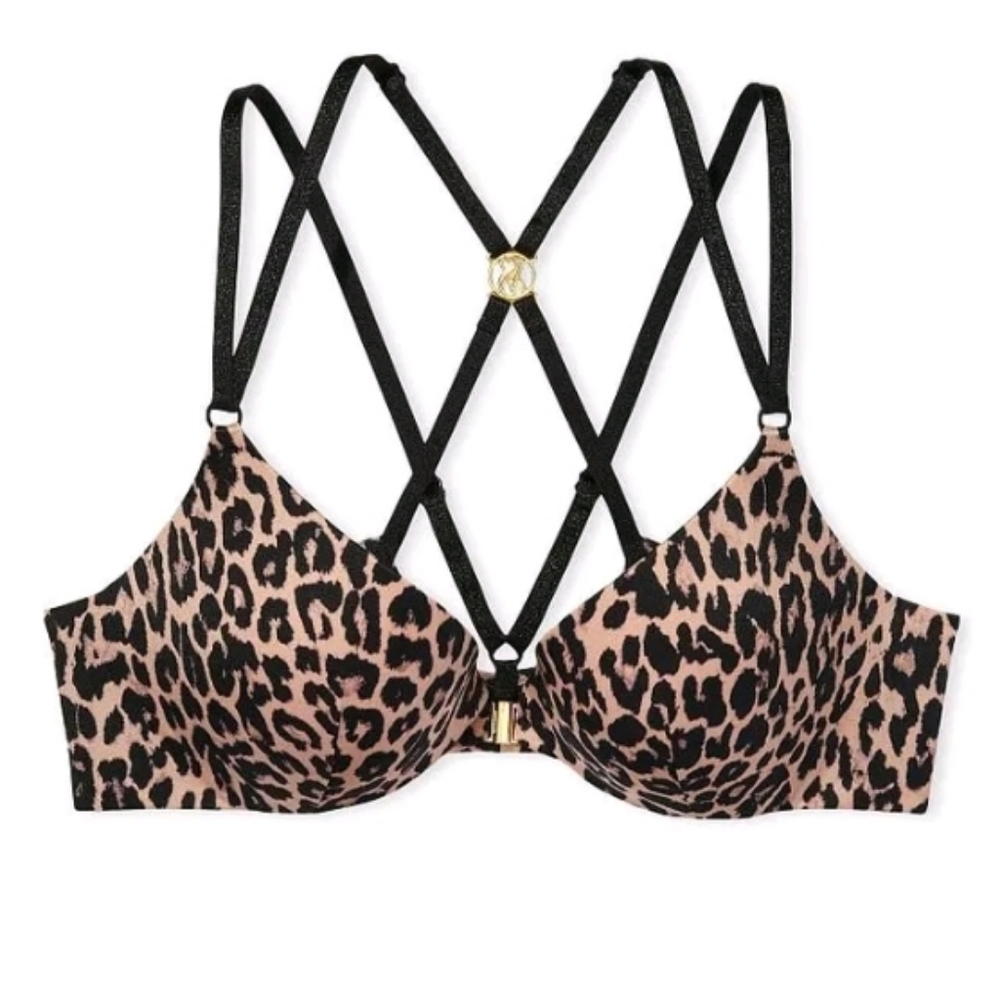 Victoria secret-Leopard Very Sexy so Obsessed Push Up Bra-34B